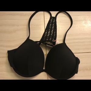 Victoria Secret Swim Black Bikini Top